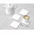 Cork Agate Ceramic Jute Leather Crystal Square Round 4 Piece Coaster Set-62742063