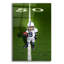  «Football Mouse» par John Hovenstine, art mural en verre acrylique, 12 po x 16 po