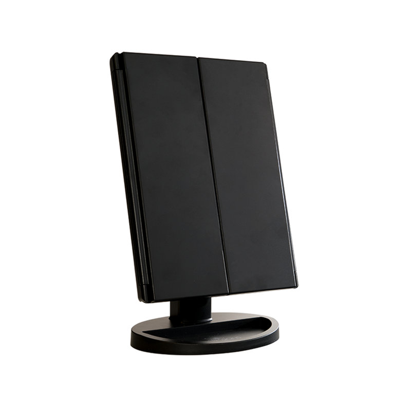 Miroir de maquillage Touch, Noir