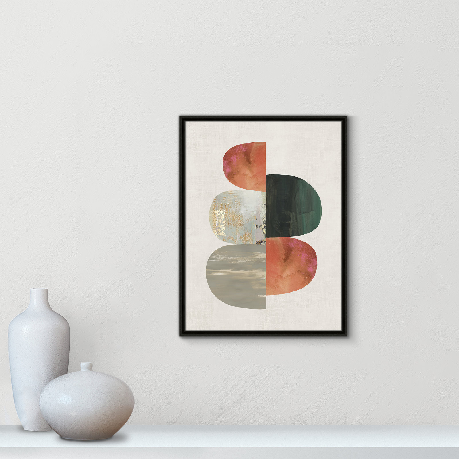 Evolving Energy II by Tom Reeves - Print, Framed Canvas, 25.5" H x 19.5" W, Black