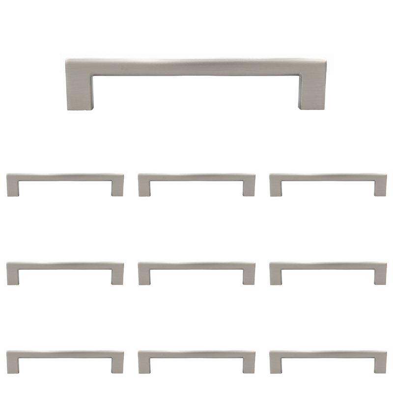 Vail 6" Satin Nickel Bar Pull Multipack, Satin Nickel, 6"
