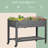 Raised Garden Bed Elevated Wooden Planter Box With Lockable Wheels-446194829