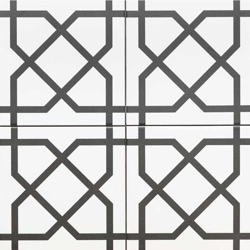 Boîte à carreaux en porcelaine Gatsby 6x6