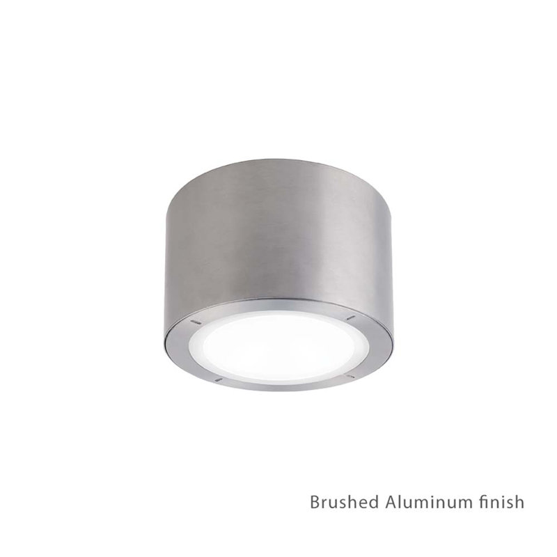 Vessel LED Outdoor Flush Mount, Aluminum, 2700K