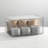 mDesign Plastic Wide Stackable Kitchen Storage Organizer, Drawer, 2 Pack, Clear
