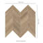 Carreau de plancher et de mur en porcelaine mate aspect bois 12 po x 15 po MSI Havenwood-48951986