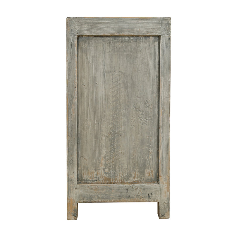 72 in. W Solid Wood Sideboard, Gray Wash