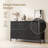 Dresser For Bedroom, Chest Of Drawers, TV Stand, Steel, MDF, 5 Non-Woven Fabric Drawers, Storage Organizer Unit, Closet, Entryway-1641728027