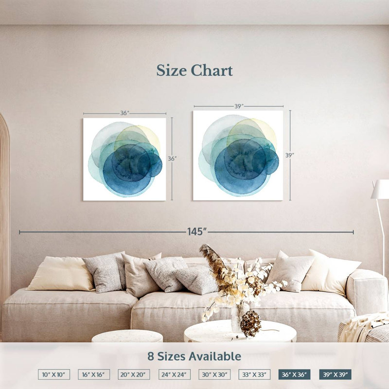 Avery Evolving Planets I, 39" H x 39" W