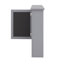 Armoire de rangement murale pour salle de bain, armoire murale moderne avec miroir, 3 tablettes ouvertes-1350425581