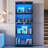 4-Tier Glass Display Cabinet With RGB Sensor Light And Lock-1066826809