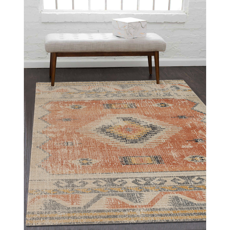 Ambrah Oriental Indoor Rug, Rectangle 5' x 7'6"