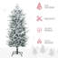 Arbre de Noël artificiel 4,5 '