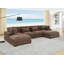 Canapé modulaire réversible de 144 po avec repose-pieds Andreco-1908950975