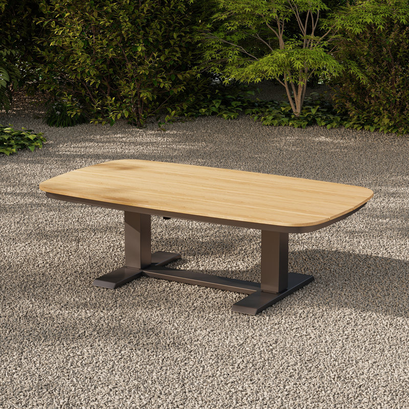 Adjustable Height 63''x 35''Outdoor Dining  Table