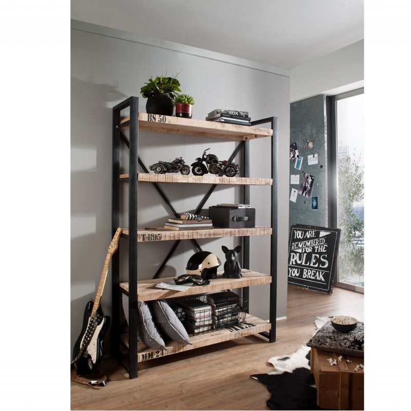 Factory 180cm H x 120cm W Etagere Bookcase