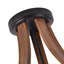 Luminaire suspendu 6 lumières grain de bois