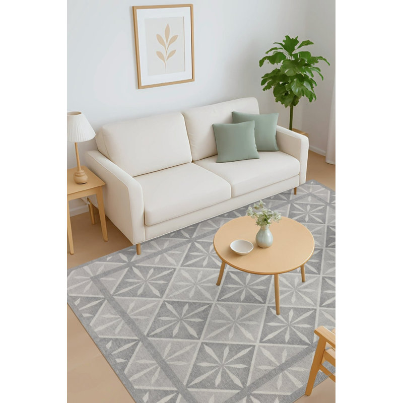 Tapis en chenille moderne Nora, Rectangle 3 pi 10 po x 5 pi 3 po