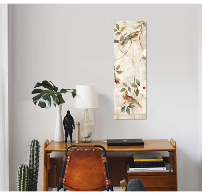 «Lattice II» par Asia Jensen, impression sur toile tendue, H 48 po x l 16 po x p 1,5 po, Toile tendue