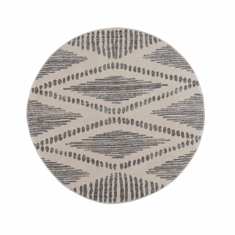 Dounia Modern Performance Gray Area Rug
