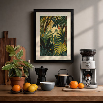 Jungle Canopy Tropical - Framed Print