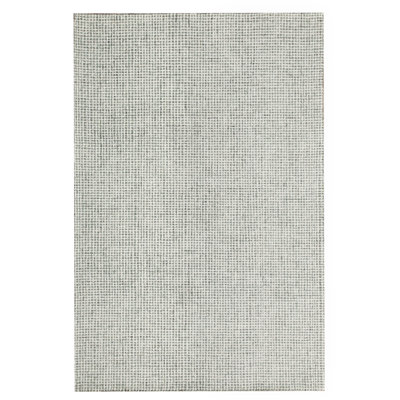 Abstract Contemporary Grid Handmade Wool Blend Area Rug