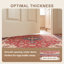 Tapis Linden traditionnel persan de style bleu marine en polyester lavable-504335349