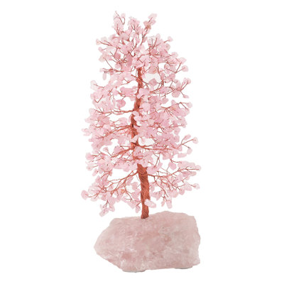 Gemstone Tree Rose Quartz Love Large