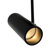 1-Light Dimmable LED Spotlight Minimalist Semi-Flush Mount Track Light