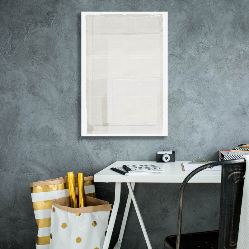 Toile épique «White on White 1» par Cartissi, 18 po x 26 po, H 26 po x l 18 po