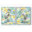 Impression encadrée Bright Heron Fresco I-Premium - prête à être accrochée - aucun clou requis - aucun clou requis-108020554-108020557
