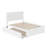 Kindig Solid Wood Platform Bed with Panel Footboard and Trundle-99157365-99157367