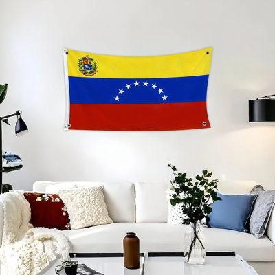 1pc Latin America Country VE VEN Venezuela Flag 3x5ft 35.43x59.06inch 8 Stars Venezuela National Flag Banner For Decoration