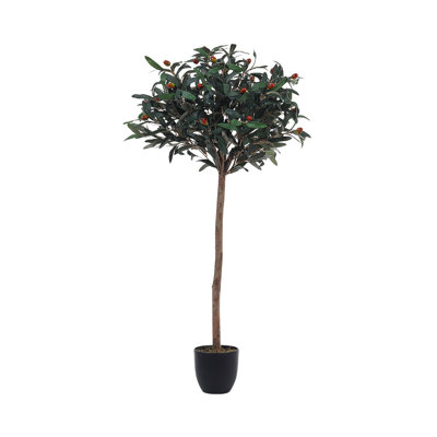 120cm Faux Olive Tree Tree in Freestanding