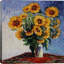 « tournesols » par claude monet, reproduction d’art sur toile tendue-40279173