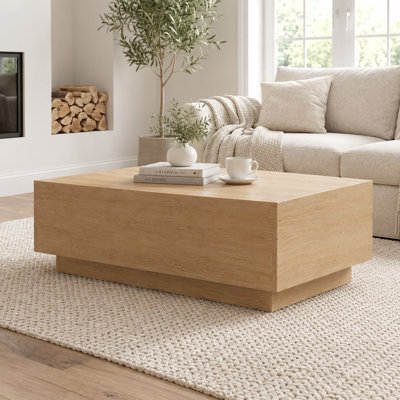 42.6" W Manufactured Wood Coffee Table