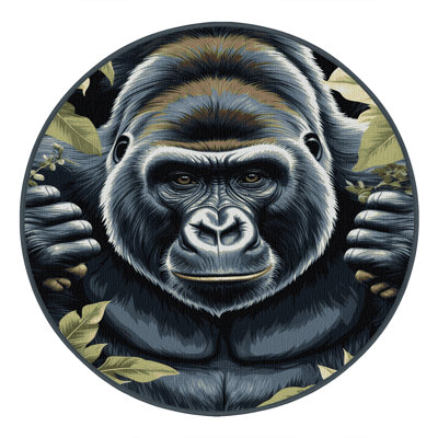  Tapis lavable Mountain Gorilla