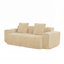 Luxueux canapé en velours au design surdimensionné et sans assemblage, pour des sièges confortables et élégants-426459408
