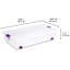 Contenant de rangement avec couvercle transparent Sterilite