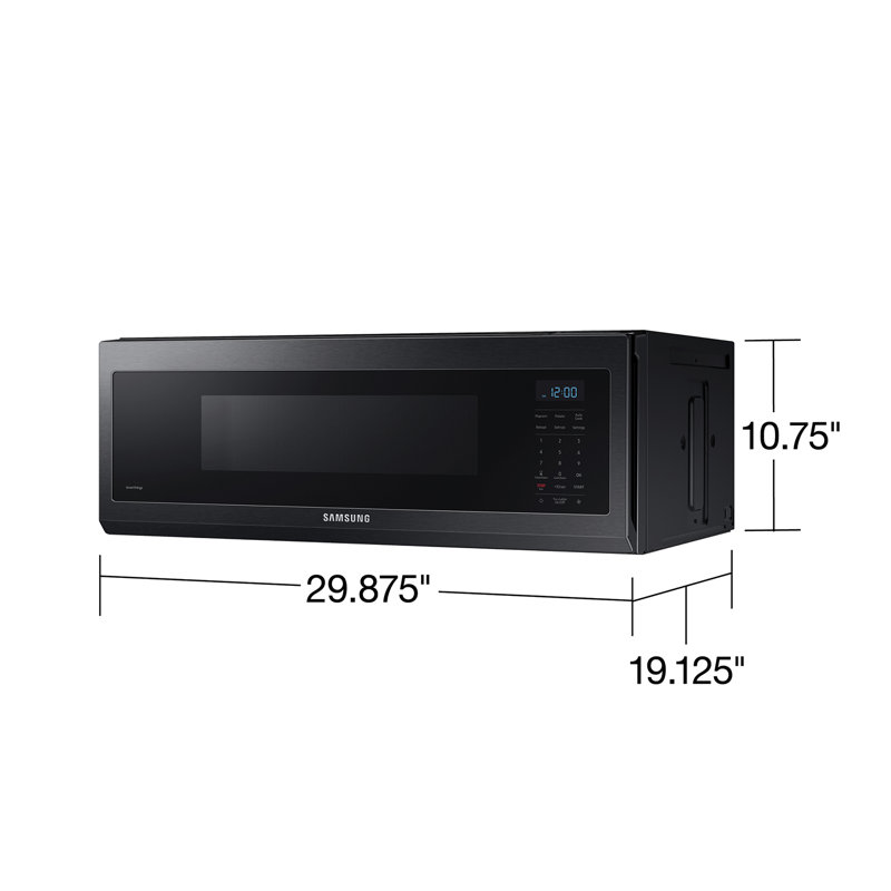 Samsung 1.1 cu. ft. Smart SLIM Over-the-Range Microwave with 400 CFM Ventilation with Wi-Fi and Voice Control