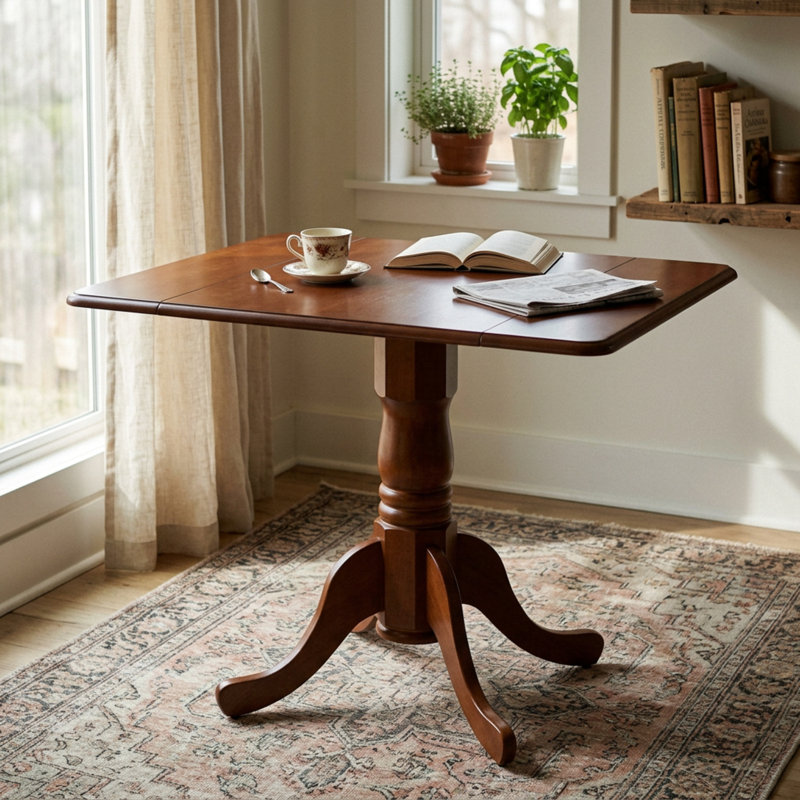 Solid Wood Top Dining Set