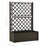 vidaXL Planter Trellis Raised Flower Bed Self Watering System Rattan Look-61686726-61768048