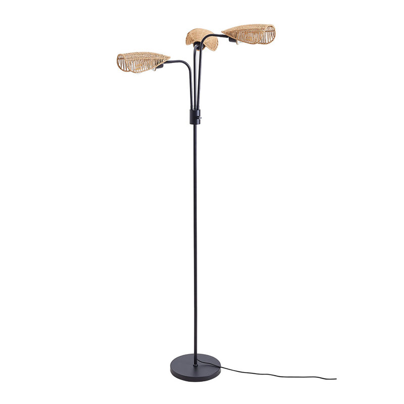 170cm Gloss Torchiere Floor Lamp