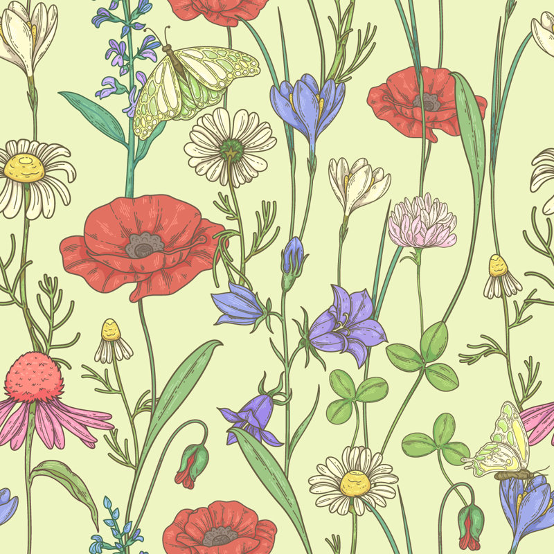 Wall Mural, 10.42' W x 10.42' L