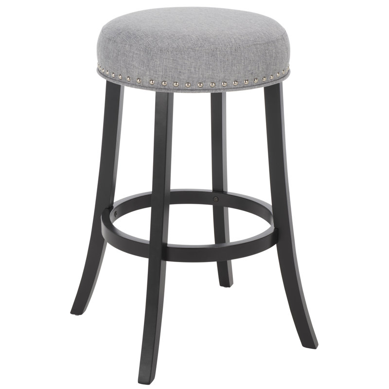 Tabouret Mumbai, Gris / noir