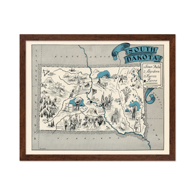 South Dakota Pictorial Map