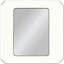 Miroir de décoration murale rectangulaire en métal-549120019