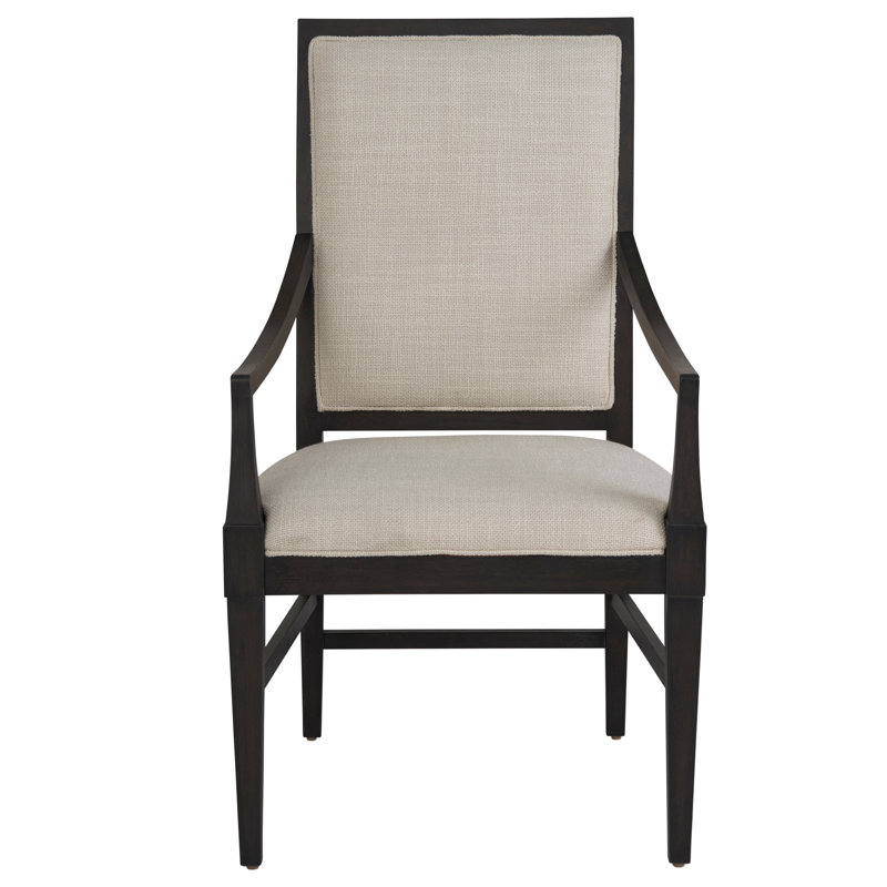 Coalesce Solid Wood Slat Back Armchair, Black
