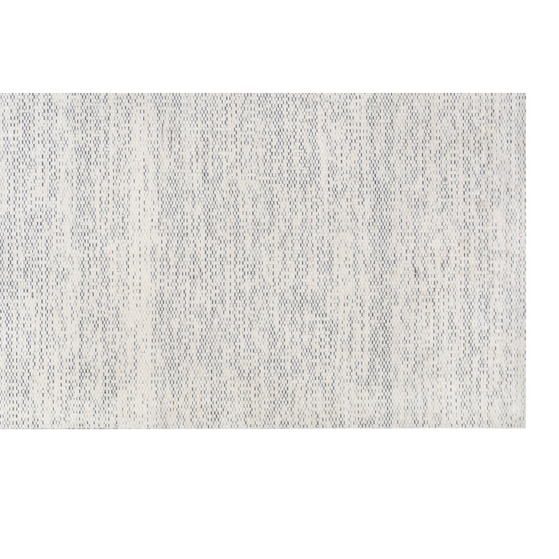 Luxurious Cream Wool Area Rug, 6.6 x 9.5 Feet | 100% Wool, Machine Woven, 3.0 lbs/sq ft | Durable Cotton/Jute Base, Easy to Clean with Vacuum & Spot Remover | Perfect for Living Room, Bedroom, and Dining Spaces