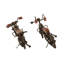 Ensemble de 2 sculptures de motos Norhad-1222911599